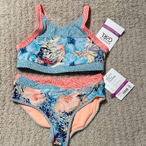 Athleta Multicolor Floral Bikini Top